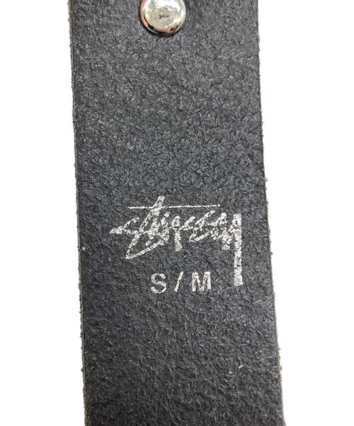 stussy（ステューシー）stussy (ステューシー) SS Link Studded Belt（エスエス リンク スタッディド ベルト） ブラック サイズ:SMの古着・服飾アイテム