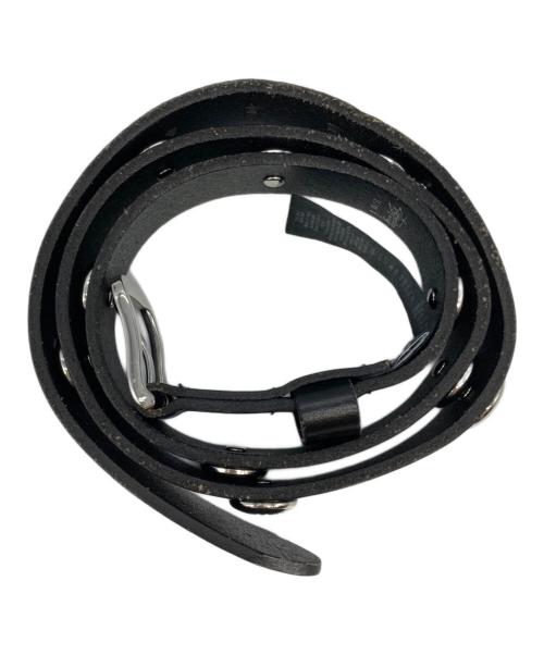 stussy（ステューシー）stussy (ステューシー) SS Link Studded Belt（エスエス リンク スタッディド ベルト） ブラック サイズ:SMの古着・服飾アイテム