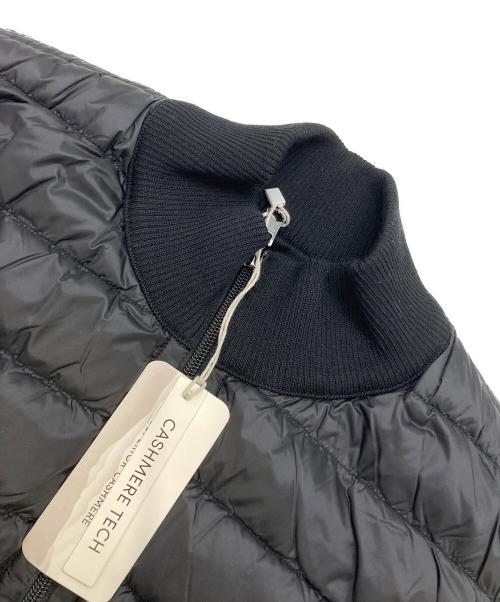 Falconeri（ファルコネ―リ）Falconeri (ファルコネ―リ) カシミヤ リバーシブル ダウンベスト ブラック サイズ:Lの古着・服飾アイテム