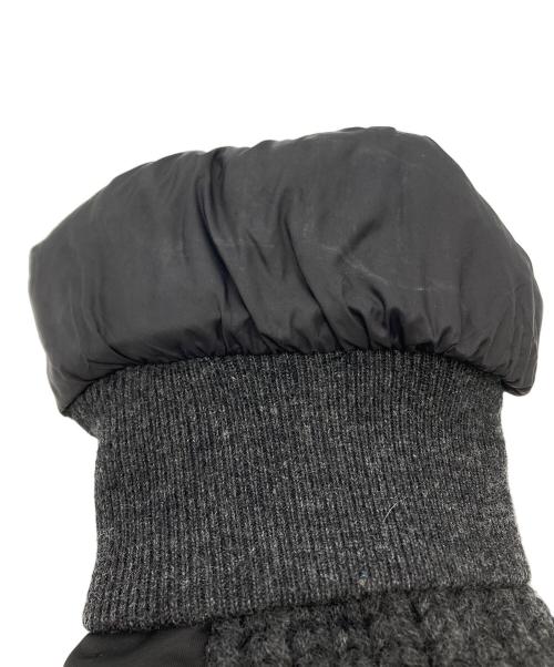 DIESEL（ディーゼル）DIESEL (ディーゼル) M-ODEMA ナイロン切替ニットブルゾン グレー×ブラック サイズ:Mの古着・服飾アイテム