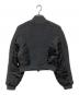 DIESEL (ディーゼル) M-ODEMA ナイロン切替ニットブルゾン グレー×ブラック サイズ:M：25000円