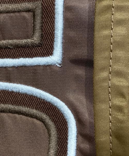 DIESEL（ディーゼル）DIESEL (ディーゼル) J-BULC-PATCH ボンバージャケット ブラウン×ベージュ サイズ:Mの古着・服飾アイテム