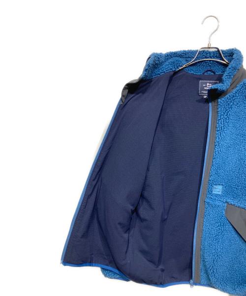 WOOLRICH（ウールリッチ）WOOLRICH (ウールリッチ) TERRA PILE FLEECE JACKET ブルー サイズ:Lの古着・服飾アイテム