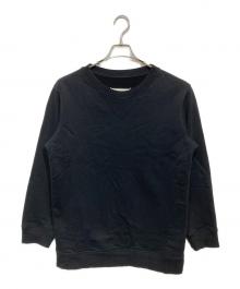 Maison Margiela（メゾンマルジェラ）の古着「前Vクルーネックスウェット」｜ブラック