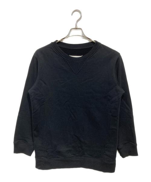 Maison Margiela（メゾンマルジェラ）Maison Margiela (メゾンマルジェラ) 前Vクルーネックスウェット ブラック サイズ:48の古着・服飾アイテム