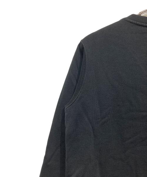 Maison Margiela（メゾンマルジェラ）Maison Margiela (メゾンマルジェラ) 前Vクルーネックスウェット ブラック サイズ:48の古着・服飾アイテム