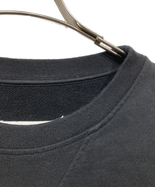 Maison Margiela（メゾンマルジェラ）Maison Margiela (メゾンマルジェラ) 前Vクルーネックスウェット ブラック サイズ:48の古着・服飾アイテム