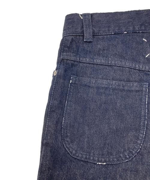 Maison Margiela（メゾンマルジェラ）Maison Margiela (メゾンマルジェラ) ダメージ加工デニムパンツ インディゴ サイズ:28の古着・服飾アイテム