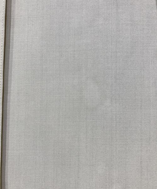 Maison Margiela（メゾンマルジェラ）Maison Margiela (メゾンマルジェラ) シルク サマーウール ボタンレス チェスターコート ブラック×オリーブ サイズ:46の古着・服飾アイテム
