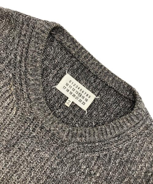 Maison Margiela（メゾンマルジェラ）Maison Margiela (メゾンマルジェラ) スリーブジップニット グレー サイズ:Mの古着・服飾アイテム