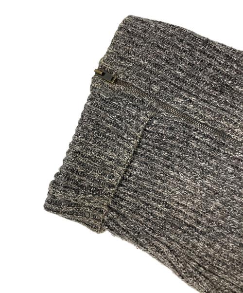 Maison Margiela（メゾンマルジェラ）Maison Margiela (メゾンマルジェラ) スリーブジップニット グレー サイズ:Mの古着・服飾アイテム