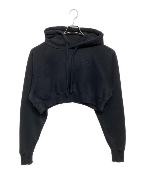 MM6 Maison Margiela（エムエムシックスメゾンマルジェラ）MM6 Maison Margiela (エムエムシックスメゾンマルジェラ) クロップドパーカー ブラック サイズ:XLの古着・服飾アイテム