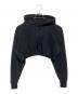 MM6 Maison Margiela（エムエムシックスメゾンマルジェラ）の古着「クロップドパーカー」｜ブラック