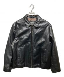 BANANA REPUBLIC（バナナリパブリック）の古着「レザージャケット」｜ブラック