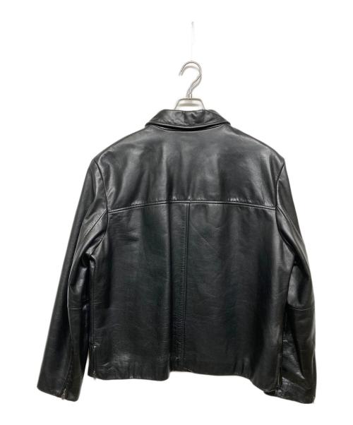 BANANA REPUBLIC（バナナリパブリック）BANANA REPUBLIC (バナナリパブリック) レザージャケット ブラック サイズ:XLの古着・服飾アイテム