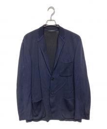 ISSEY MIYAKE MEN（イッセイミヤケメン）の古着「レーヨンナイロン2Bテーラードジャケット」｜ネイビー