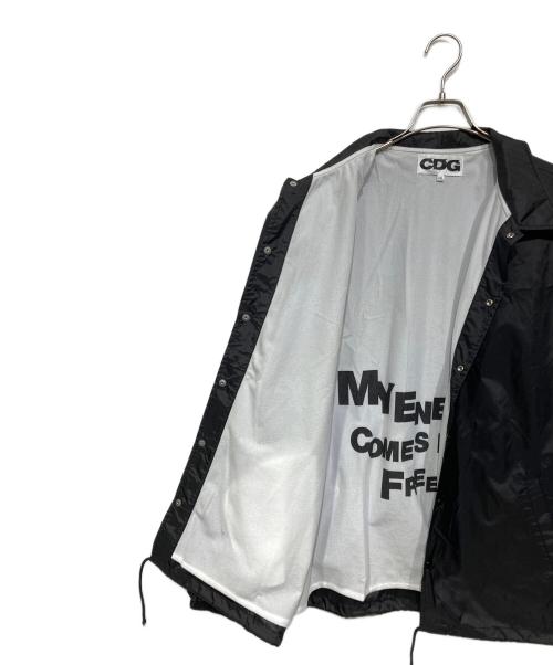 CDG（シーディージー）CDG (シーディージー) コーチジャケット ブラック サイズ:XXLの古着・服飾アイテム