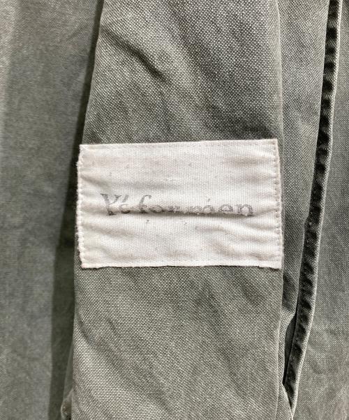 Y's for men（ワイズフォーメン）Y's for men (ワイズフォーメン) デニムトレンチコート グレー サイズ:4の古着・服飾アイテム