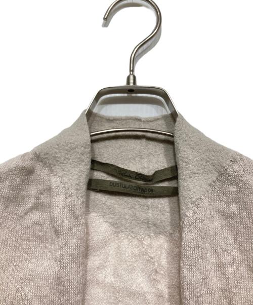 RICK OWENS（リックオウエンス）RICK OWENS (リックオウエンス) モヘア混変形カーディガン アイボリー サイズ:Sの古着・服飾アイテム