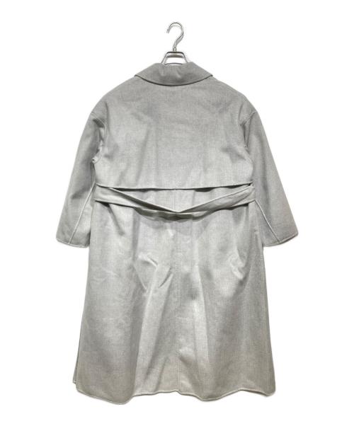 ebure（エブール）ebure (エブール) ダブルビーバーコート グレー サイズ:38の古着・服飾アイテム