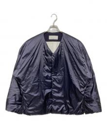 OVERCOAT（オーバーコート）の古着「ドルマンスリーブパファージャケット」｜ネイビー