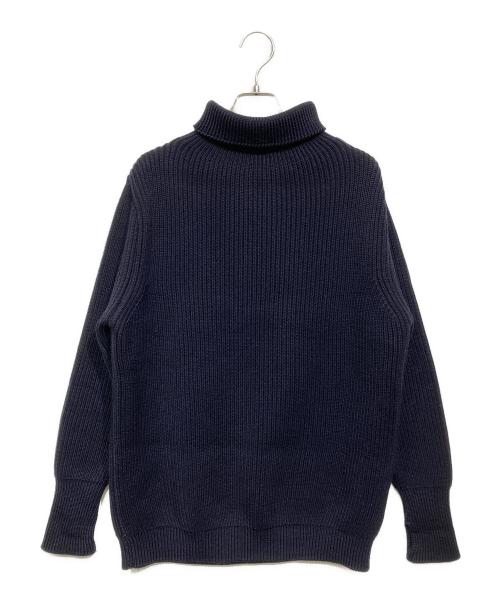 ANDERSEN-ANDERSEN（アンデルセン アンデルセン）ANDERSEN-ANDERSEN (アンデルセン アンデルセン) タートルネックニット ネイビー サイズ:Mの古着・服飾アイテム