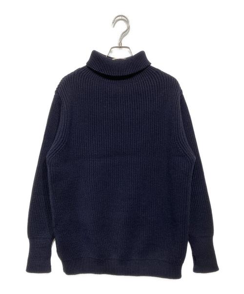 ANDERSEN-ANDERSEN（アンデルセン アンデルセン）ANDERSEN-ANDERSEN (アンデルセン アンデルセン) タートルネックニット ネイビー サイズ:Mの古着・服飾アイテム