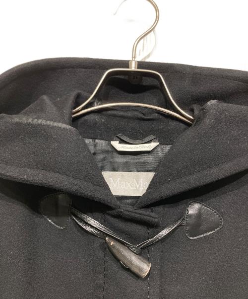 MaxMara（マックスマーラ）MaxMara (マックスマーラ) ファーライナー付きダッフルコート ブラック サイズ:38の古着・服飾アイテム