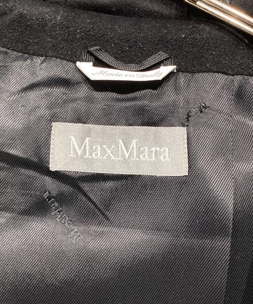 MaxMara（マックスマーラ）MaxMara (マックスマーラ) ファーライナー付きダッフルコート ブラック サイズ:38の古着・服飾アイテム