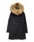 MaxMara（マックスマーラ）の古着「ファーライナー付きダッフルコート」｜ブラック