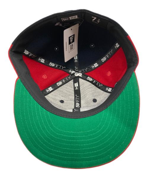 New Era（ニューエラ）New Era (ニューエラ) キャップ ネイビー×レッドの古着・服飾アイテム