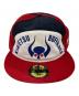 New Era (ニューエラ) キャップ ネイビー×レッド：8000円