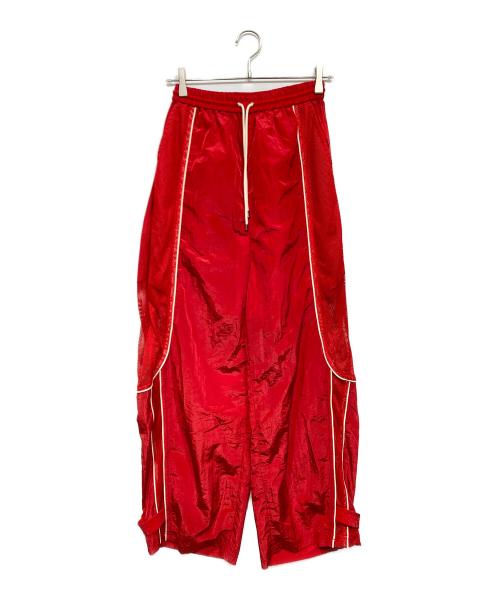 MAISON SPECIAL（メゾンスペシャル）MAISON SPECIAL (メゾンスペシャル) Mesh Sporty Balloon Pants レッド サイズ:38の古着・服飾アイテム