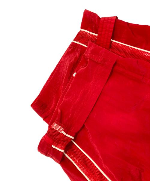 MAISON SPECIAL（メゾンスペシャル）MAISON SPECIAL (メゾンスペシャル) Mesh Sporty Balloon Pants レッド サイズ:38の古着・服飾アイテム