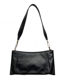 LOEWE（ロエベ）の古着「アナグラムレザーワンショルダーバッグ」｜ブラック