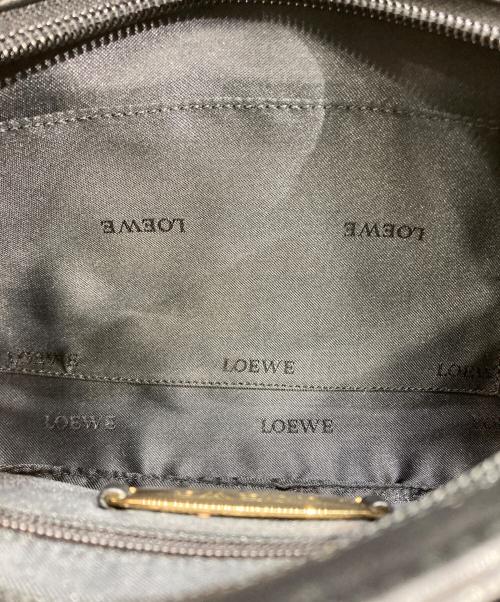 LOEWE（ロエベ）LOEWE (ロエベ) アナグラムレザーワンショルダーバッグ ブラックの古着・服飾アイテム