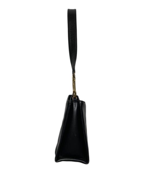 LOEWE（ロエベ）LOEWE (ロエベ) アナグラムレザーワンショルダーバッグ ブラックの古着・服飾アイテム