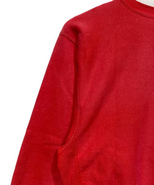 Champion（チャンピオン）Champion (チャンピオン) 刺繍スウェット レッド サイズ:XLの古着・服飾アイテム