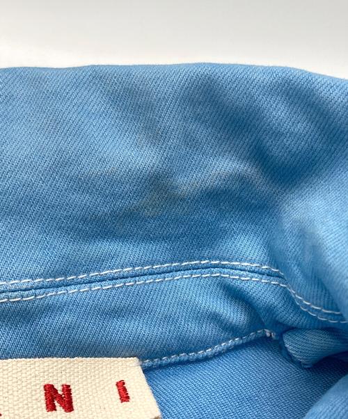 MARNI（マルニ）MARNI (マルニ) デニムプリント オーバーサイズブルゾン ブルー サイズ:38の古着・服飾アイテム