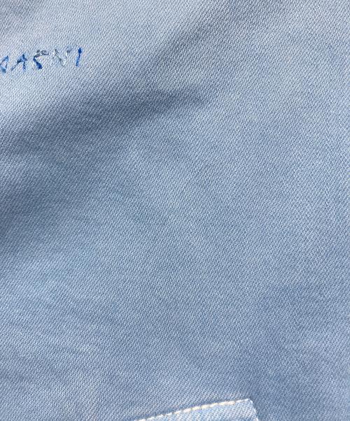MARNI（マルニ）MARNI (マルニ) デニムプリント オーバーサイズブルゾン ブルー サイズ:38の古着・服飾アイテム
