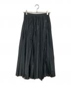 MADISON BLUEマディソンブルー）の古着「CIRCULAR PLEATS SK PE TWIL（サーキュラー プリーツ エスケー ピーイー ツイル）」｜ブラック