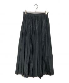 MADISON BLUE（マディソンブルー）の古着「CIRCULAR PLEATS SK PE TWIL（サーキュラー プリーツ エスケー ピーイー ツイル）」｜ブラック