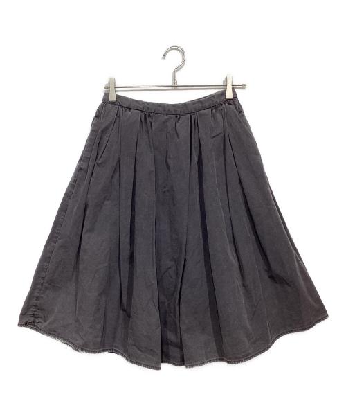 MADISON BLUE（マディソンブルー）MADISON BLUE (マディソンブルー) PUFFY KNEE-LENGTH SK W/O（パフィー ニーレングス エスケー） チャコールグレー サイズ:02の古着・服飾アイテム