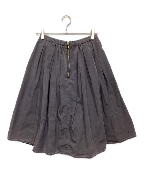 MADISON BLUE（マディソンブルー）MADISON BLUE (マディソンブルー) PUFFY KNEE-LENGTH SK W/O（パフィー ニーレングス エスケー） チャコールグレー サイズ:02の古着・服飾アイテム