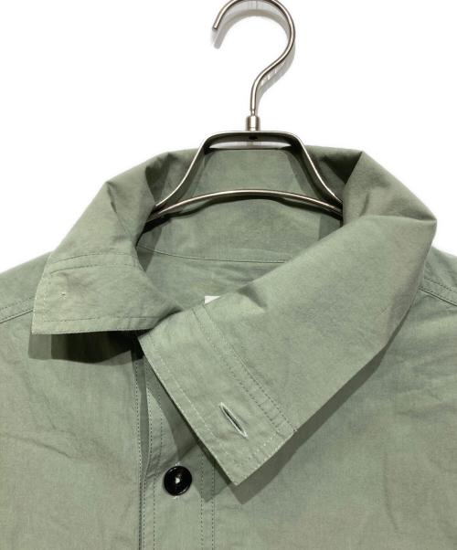 JIL SANDER（ジルサンダー）JIL SANDER (ジルサンダー) ベルテッドシャツワンピース グリーン サイズ:34の古着・服飾アイテム