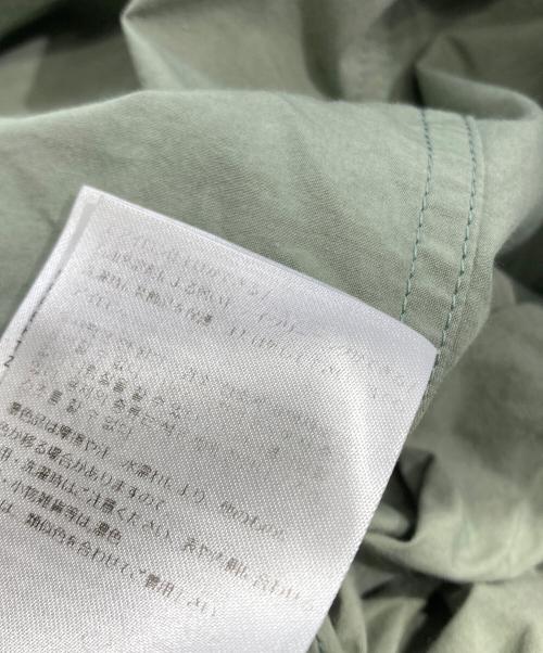 JIL SANDER（ジルサンダー）JIL SANDER (ジルサンダー) ベルテッドシャツワンピース グリーン サイズ:34の古着・服飾アイテム