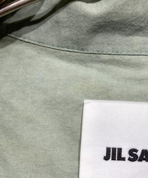 JIL SANDER（ジルサンダー）JIL SANDER (ジルサンダー) ベルテッドシャツワンピース グリーン サイズ:34の古着・服飾アイテム