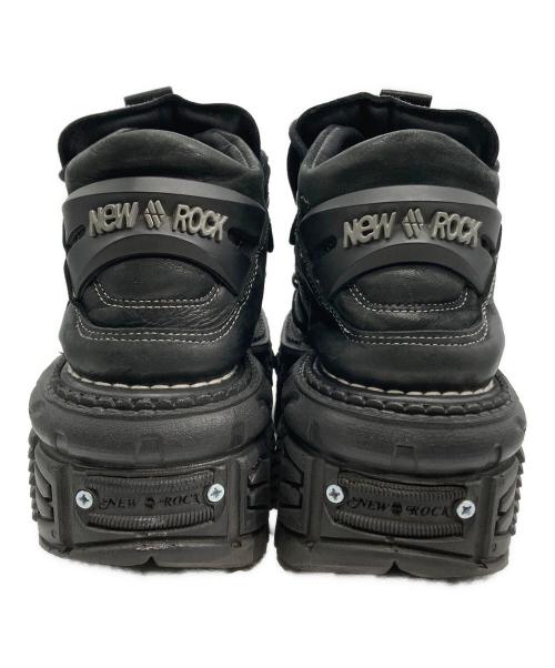 NEW ROCK（ニューロック）NEW ROCK (ニューロック) 厚底ブーツ ブラック サイズ:42の古着・服飾アイテム
