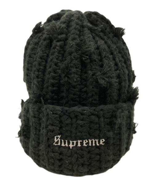 SUPREME（シュプリーム）SUPREME (シュプリーム) HAND TIED BEANIE（ハンド タイド ビーニー） ブラックの古着・服飾アイテム