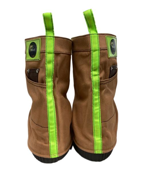 YELLO（イエロ）YELLO (イエロ) SOIL SHORT BOOTS(ソイル ショート ブーツ) ブラウン サイズ:XLの古着・服飾アイテム